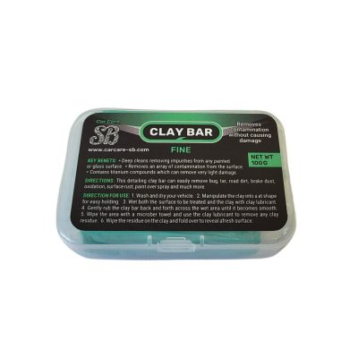 Глина для чистки ЛФП автомобіля делікатна 100 г. - CarCare-SB CLAY BAR FINE