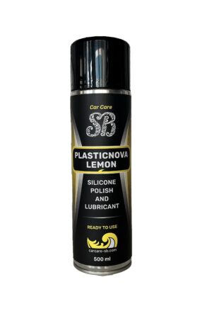Силіконовий поліроль аерозольний - CARCARE-SB PLASTICNOVA-LEMON