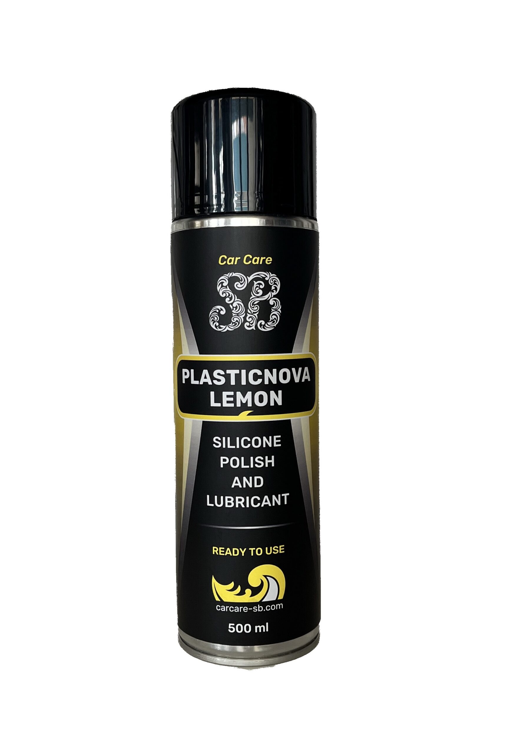 Силіконовий поліроль аерозольний - CARCARE-SB PLASTICNOVA-LEMON