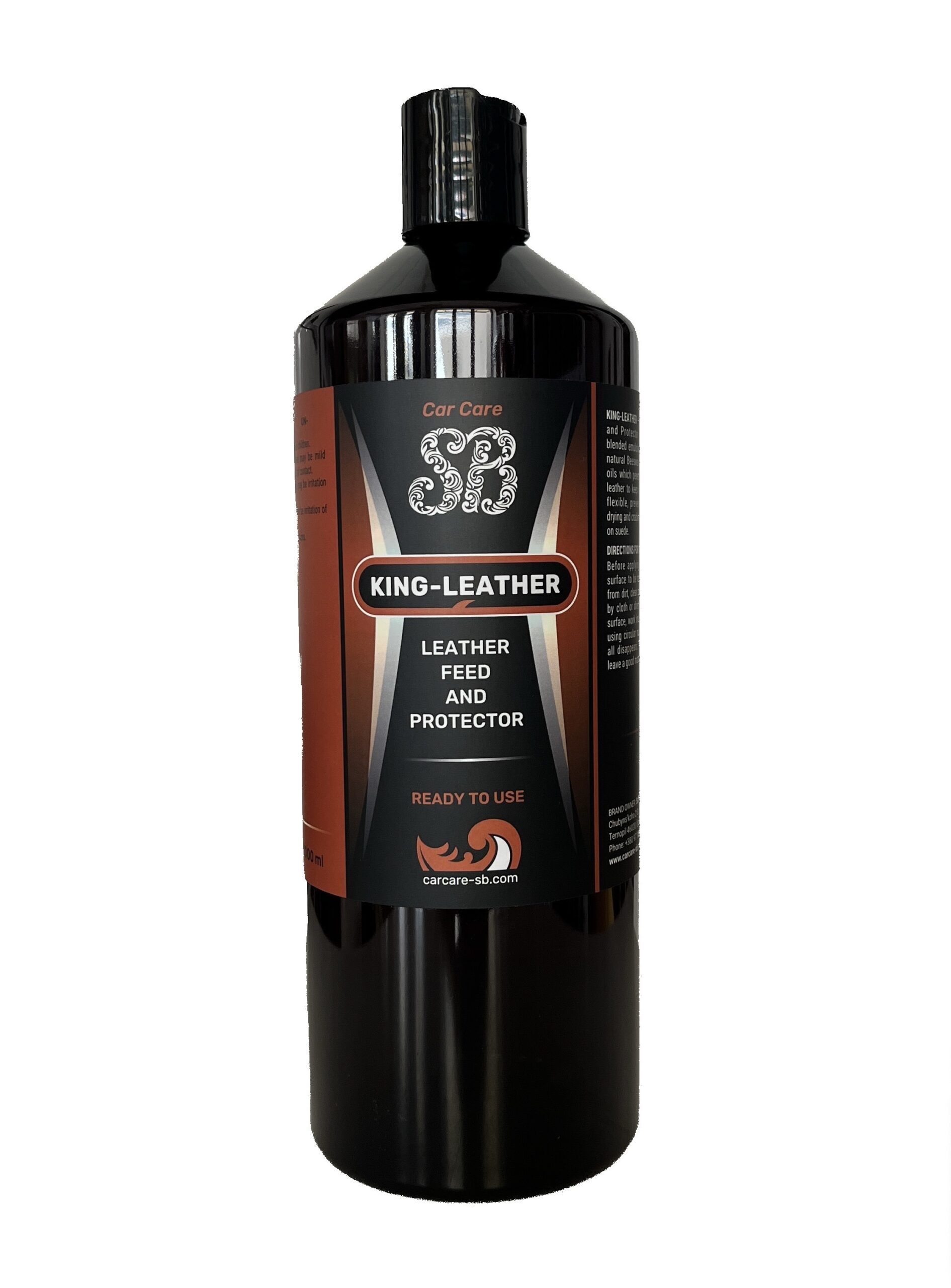 Крем зволожувач для шкіряних покриттів 1000 мл. - CarCare-SB King-Leather