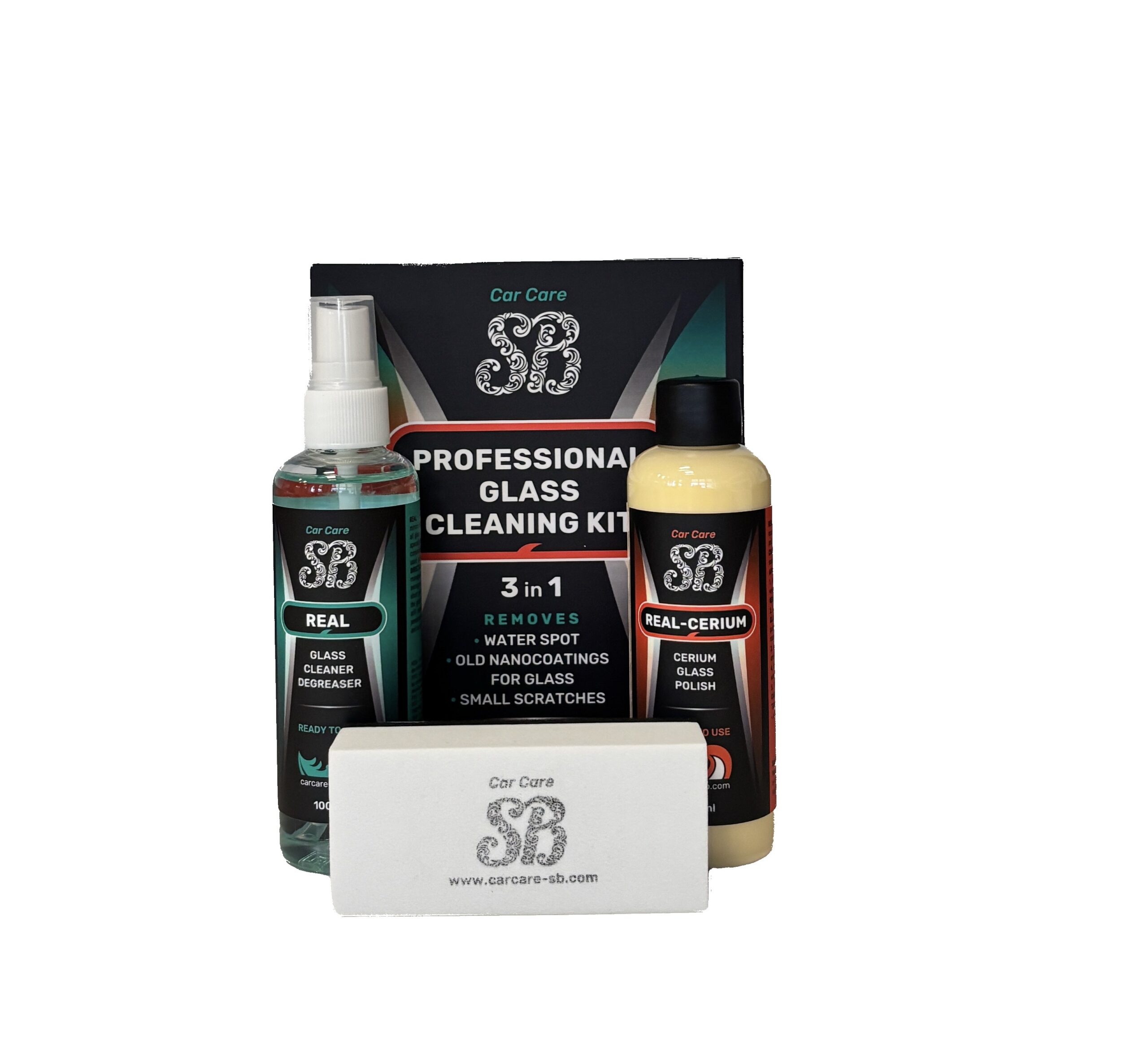 Професійний комплект для чистки скла - CarCare-SB Professional Glass Cleaning Kit