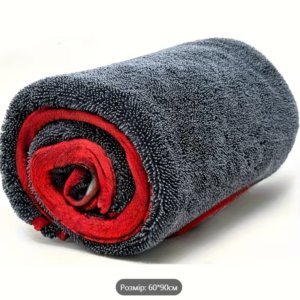 Мікрофібровий рушник для сушки авто 60x90см. - CarCare-SB TWISTED LOOP 600 gsm